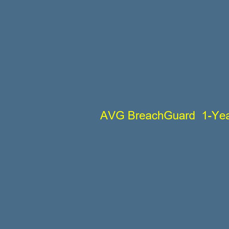 AVG BreachGuard  1-Year / 1-PC