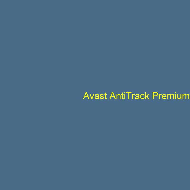Avast AntiTrack Premium 1-Year / 1-PC