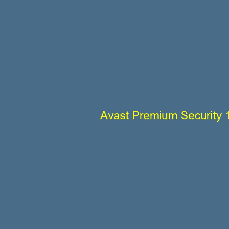 Avast Premium Security 1-Year / 10-Devices