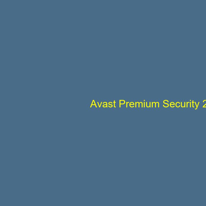 Avast Premium Security 2-Years / 10-Devices