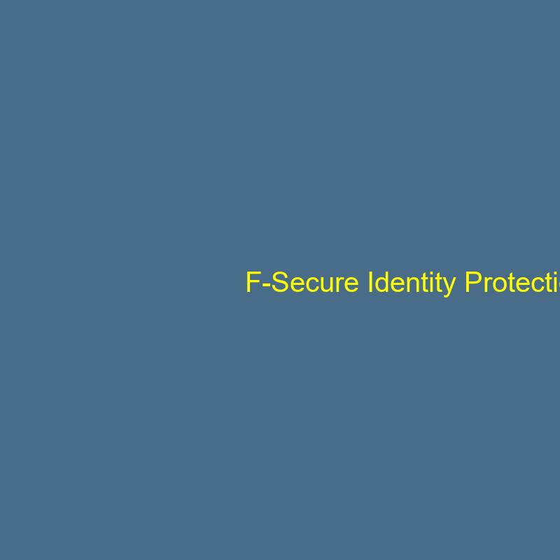 F-Secure Identity Protection - 1-Year / 5-Devices - Americas