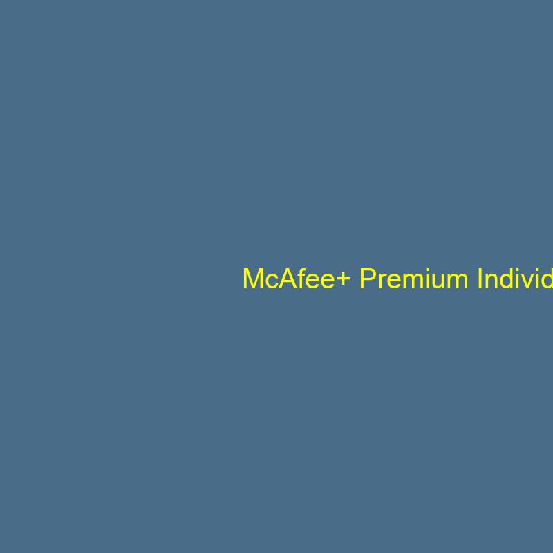 McAfee+ Premium Individual  - 1-Year / Unlimited Devices - USA