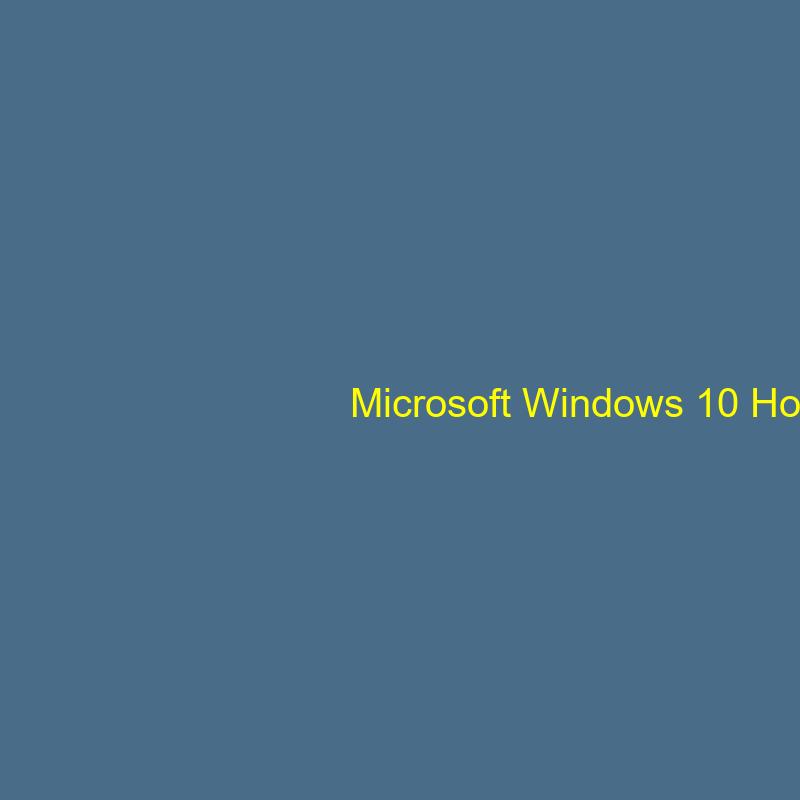 Microsoft Windows 10 Home - OEM