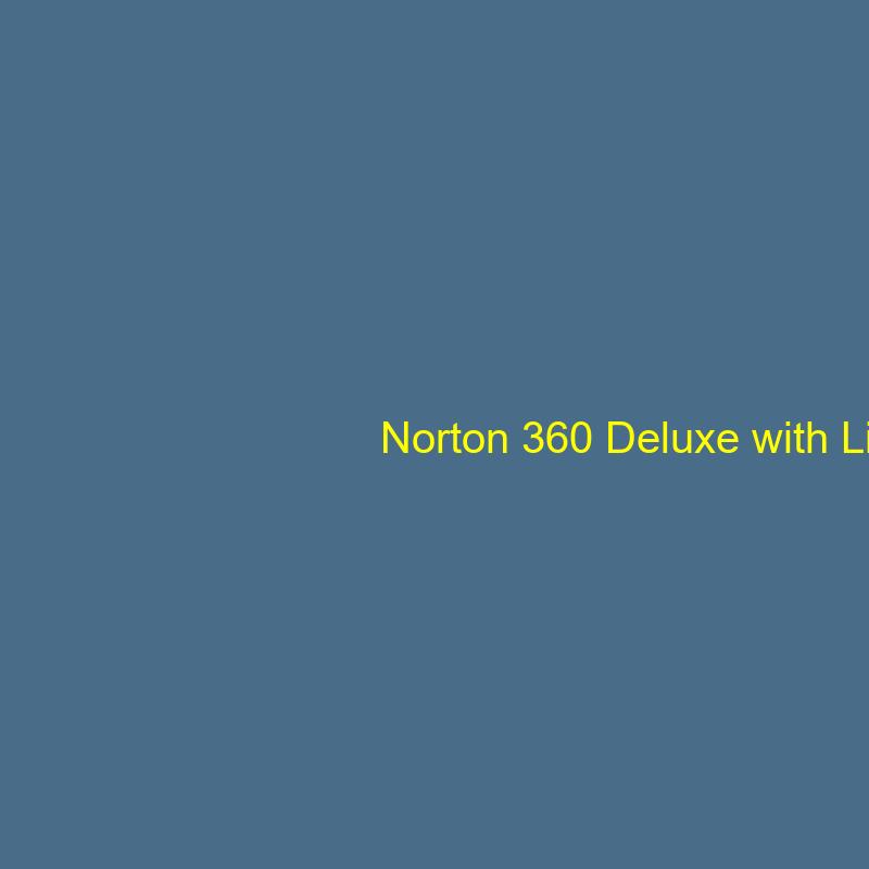 Norton 360 Deluxe with LifeLock Select - 1-Year / 5-Device - USA
