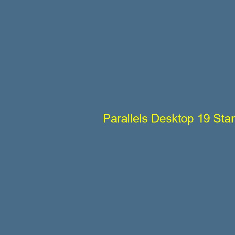 Parallels Desktop 19 Standard - 1-Year / 1-Mac - Global