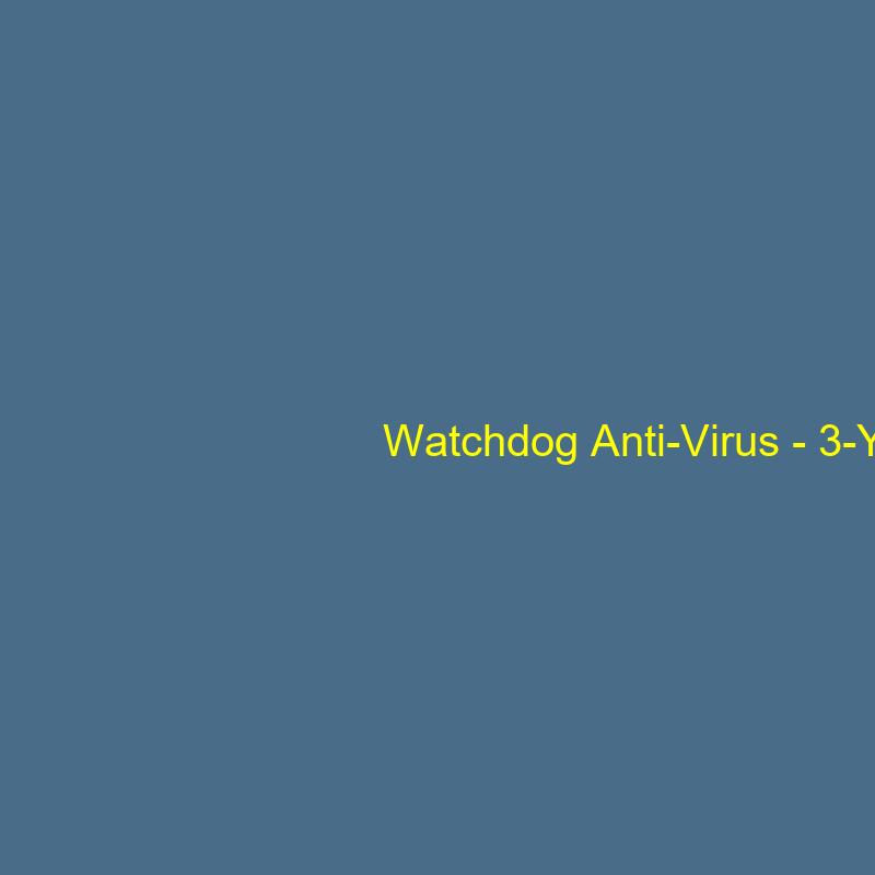 Watchdog Anti-Virus - 3-Year / 3-PC